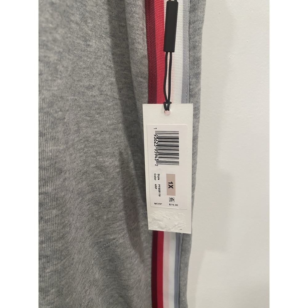 CALVIN KLEIN PERFORMANCE Women's Plus SX French Terry Hoodie Shift Dress TEDO 1X - Picture 15 of 15